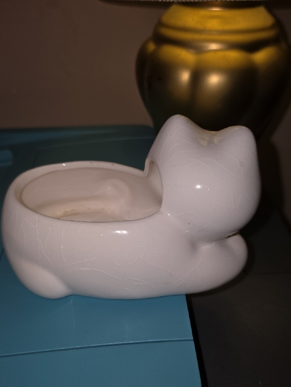 Ceramic Cat Planter - Picture 6 of 7